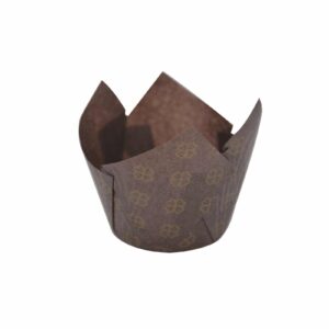 Medium Muffin Wrap Gold Clover Print (500 per carton)