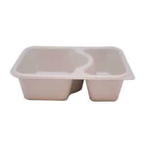 Pulp 2 Cavity Deep Tray (400 per carton)